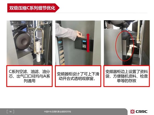 不斷推陳出新！中國中車壓縮機公司推出新款C系列雙級壓縮