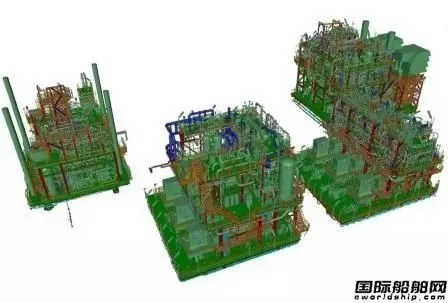 大連中遠海運重工交付FPSO P-71壓縮機模塊